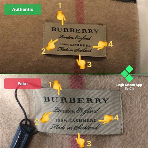 how to spot fake burberry scarf|is a burberry scarf real.